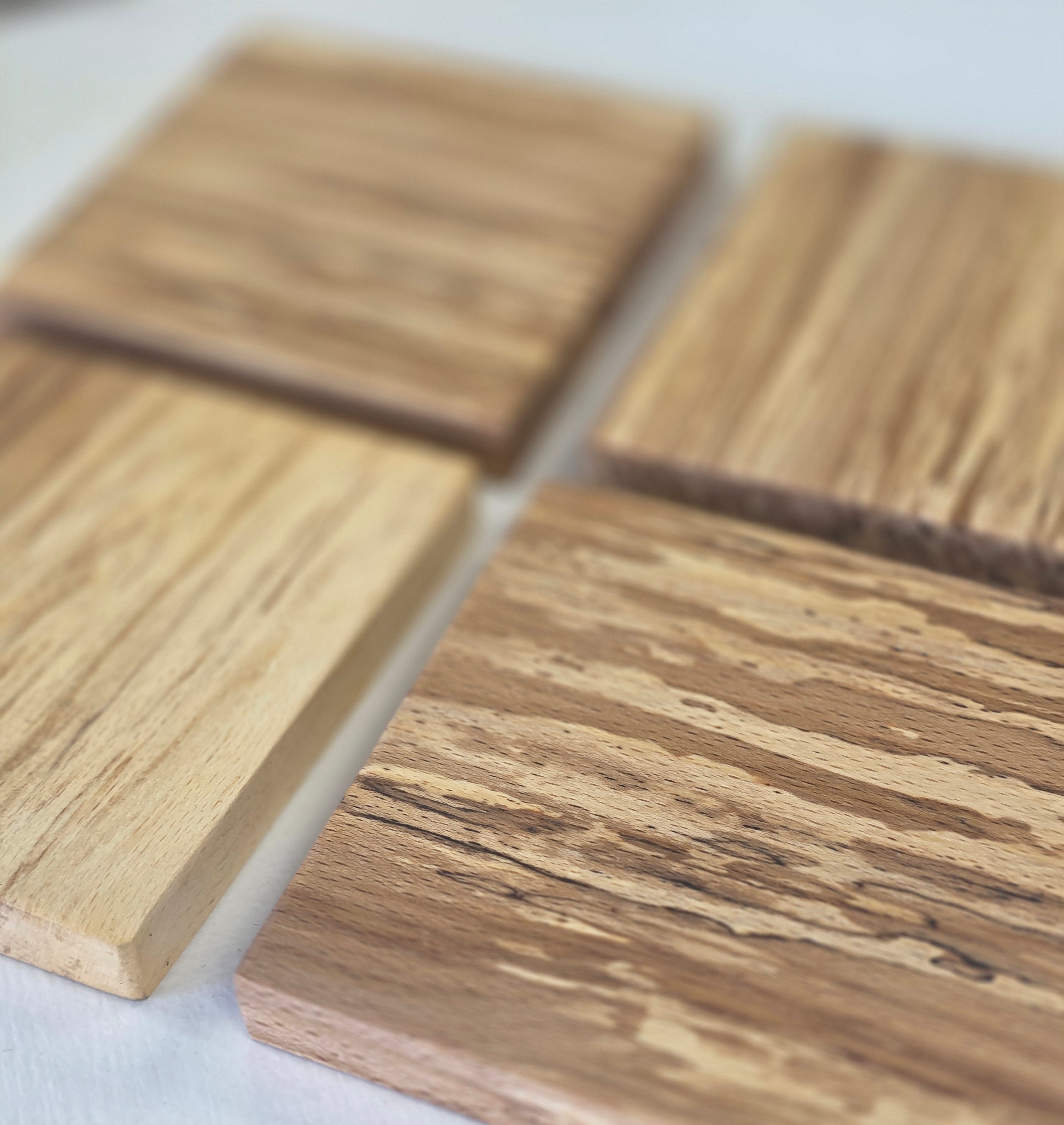 Jack Astbury - Spalted Beach Coasters, set of 4 - Primrose Gallery and Framing