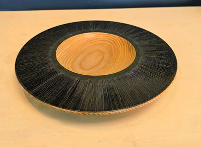 Ravi's Wood Turning - Centrifuge Plate - Primrose Gallery and Framing