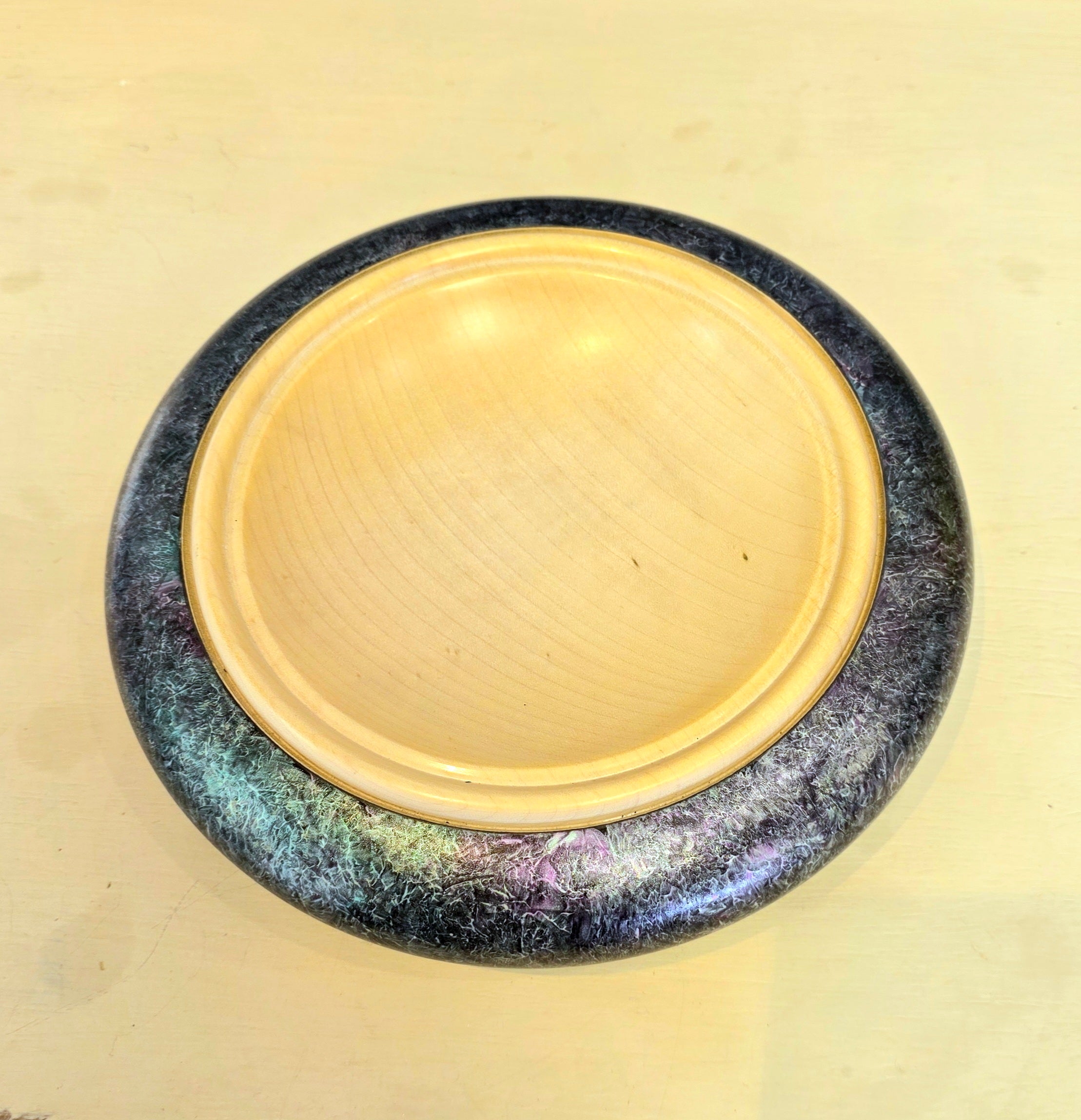 Ravi's Wood Turning - Disc Bowl - Primrose Gallery and Framing