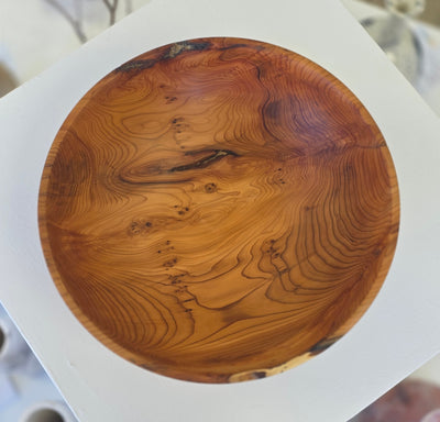 Jack Astbury - Yew Hand Turned Wooden Bowl