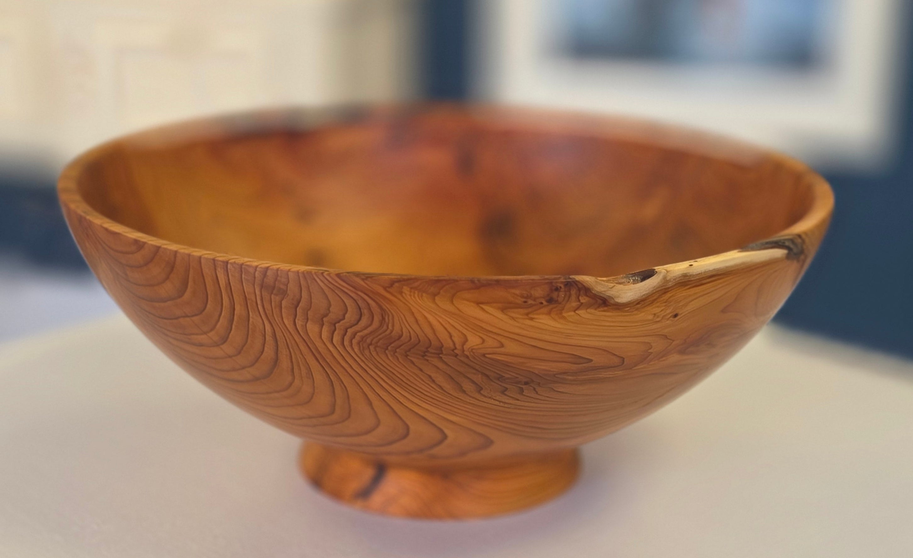 Jack Astbury - Yew Hand Turned Wooden Bowl