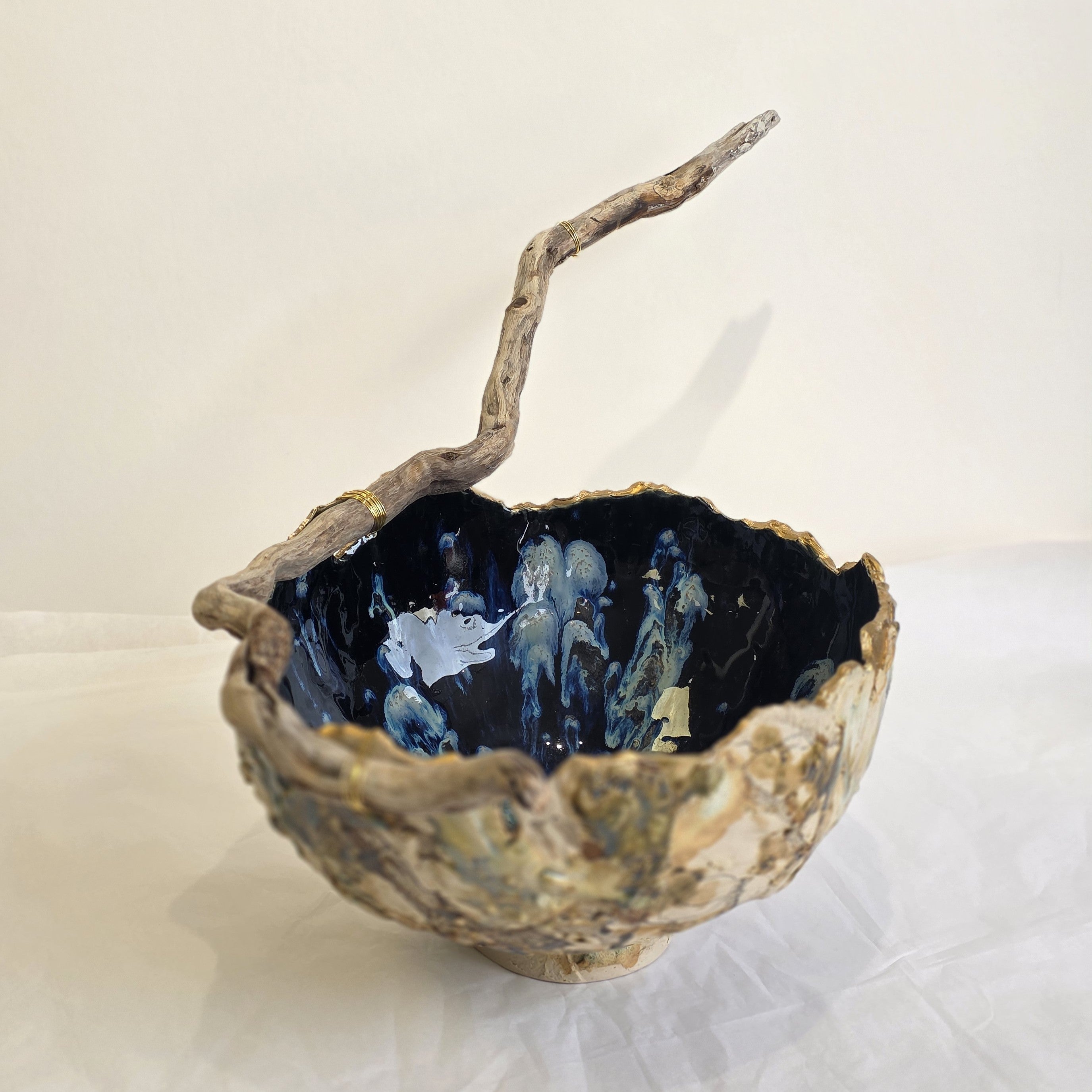 Emma Saul - The Universe Inside Textured Ceramic Bowl, Large