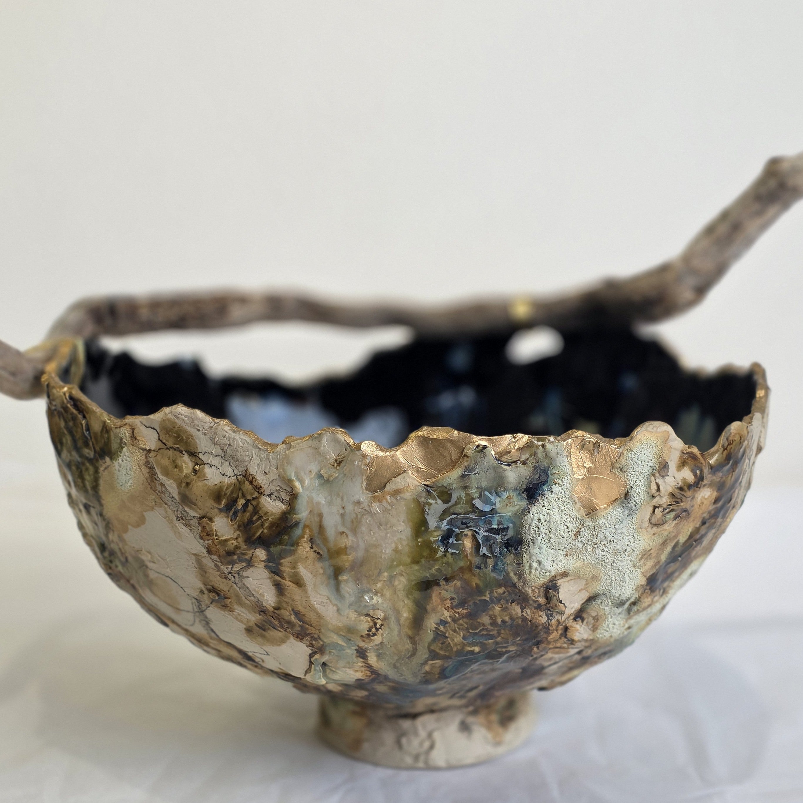 Emma Saul - The Universe Inside Textured Ceramic Bowl, Large
