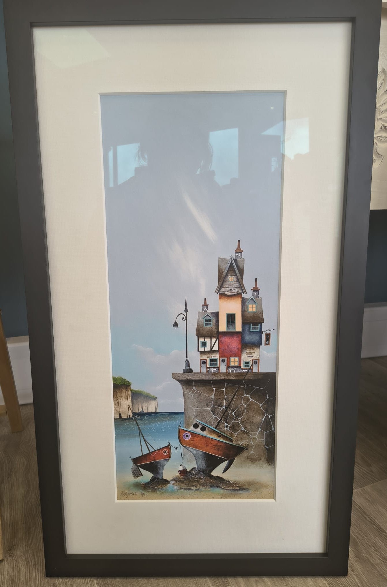 Gary Walton- Tugs II, Mounted Limited Edition Print
