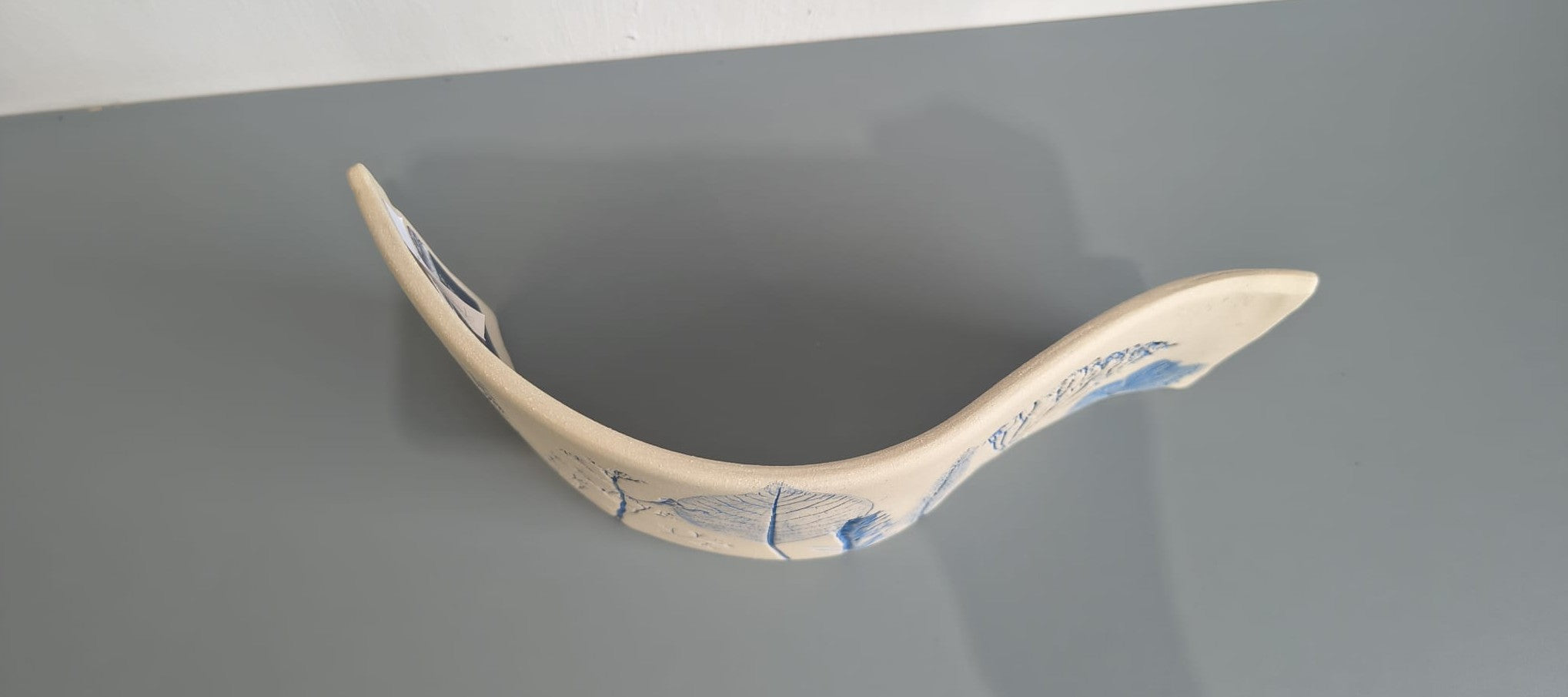 Dawn Isaac- Nature Inspired Curved Ceramic Sculpture - Primrose Gallery and Framing