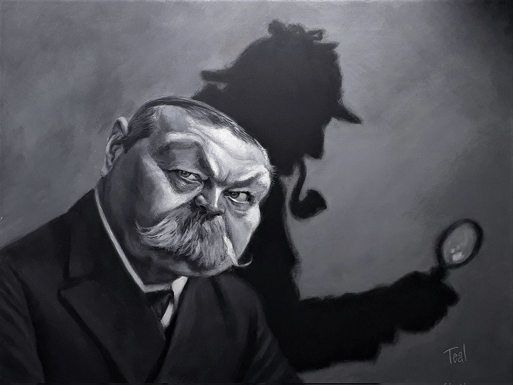 Adrian Teal- Arthur Conan Doyle, Limited Edition Giclee