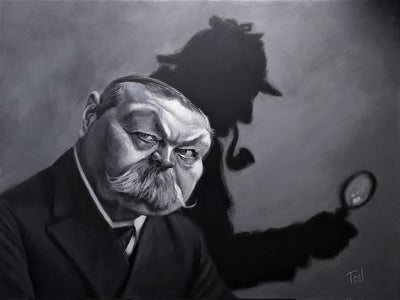 Adrian Teal- Arthur Conan Doyle, Limited Edition Giclee - Primrose Gallery and Framing
