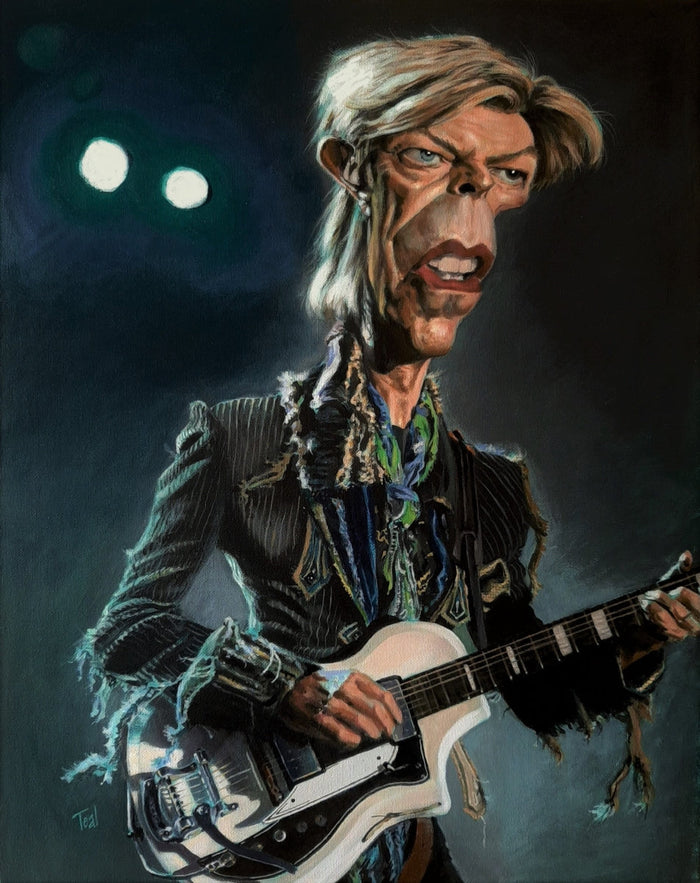 Adrian Teal- David Bowie, Limited Edition Giclee Print