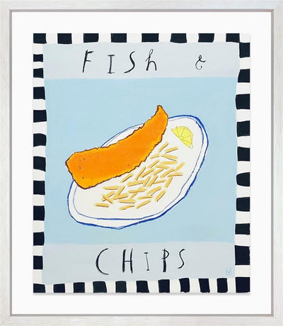 Micheal Abrams - Fish and Chips - Primrose Gallery and Framing