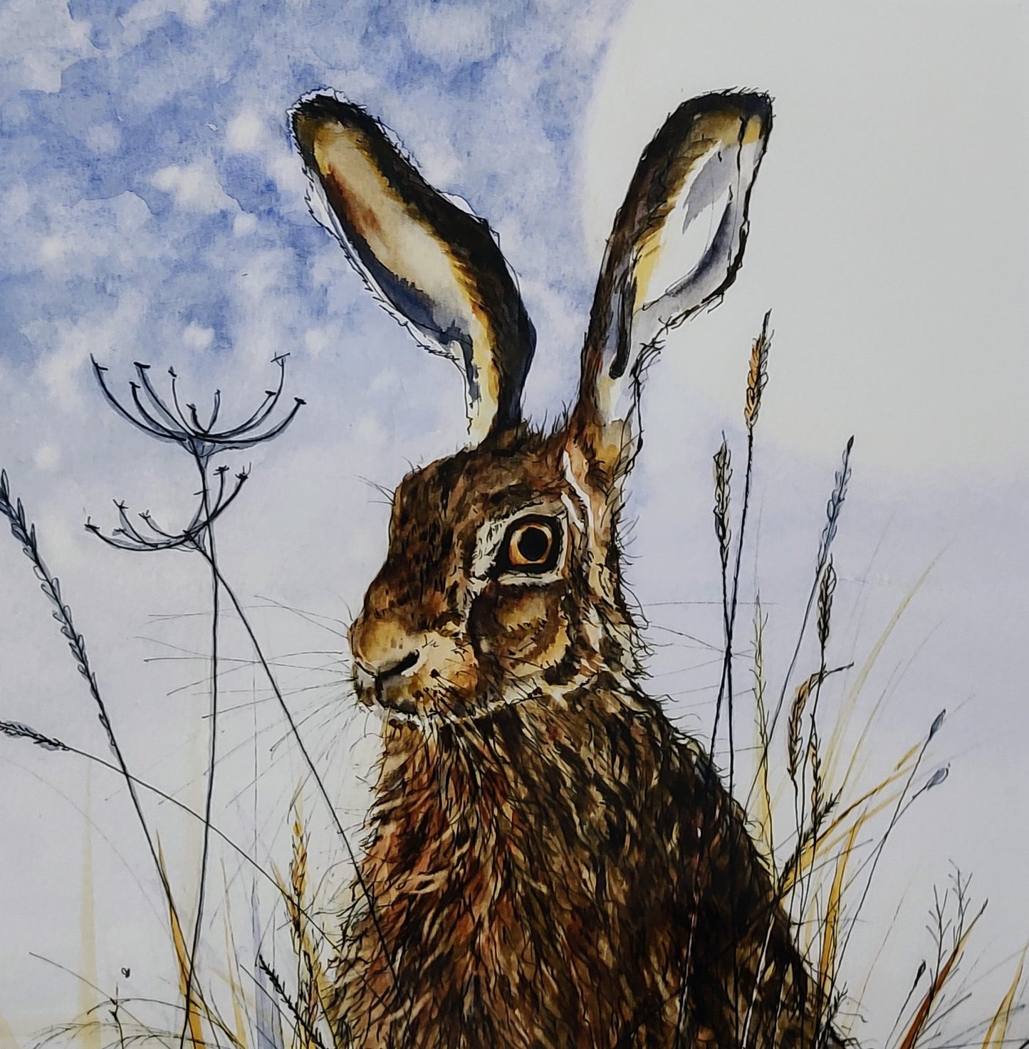 Anne Gilbert- Mystic Hare, Limited Edition Print