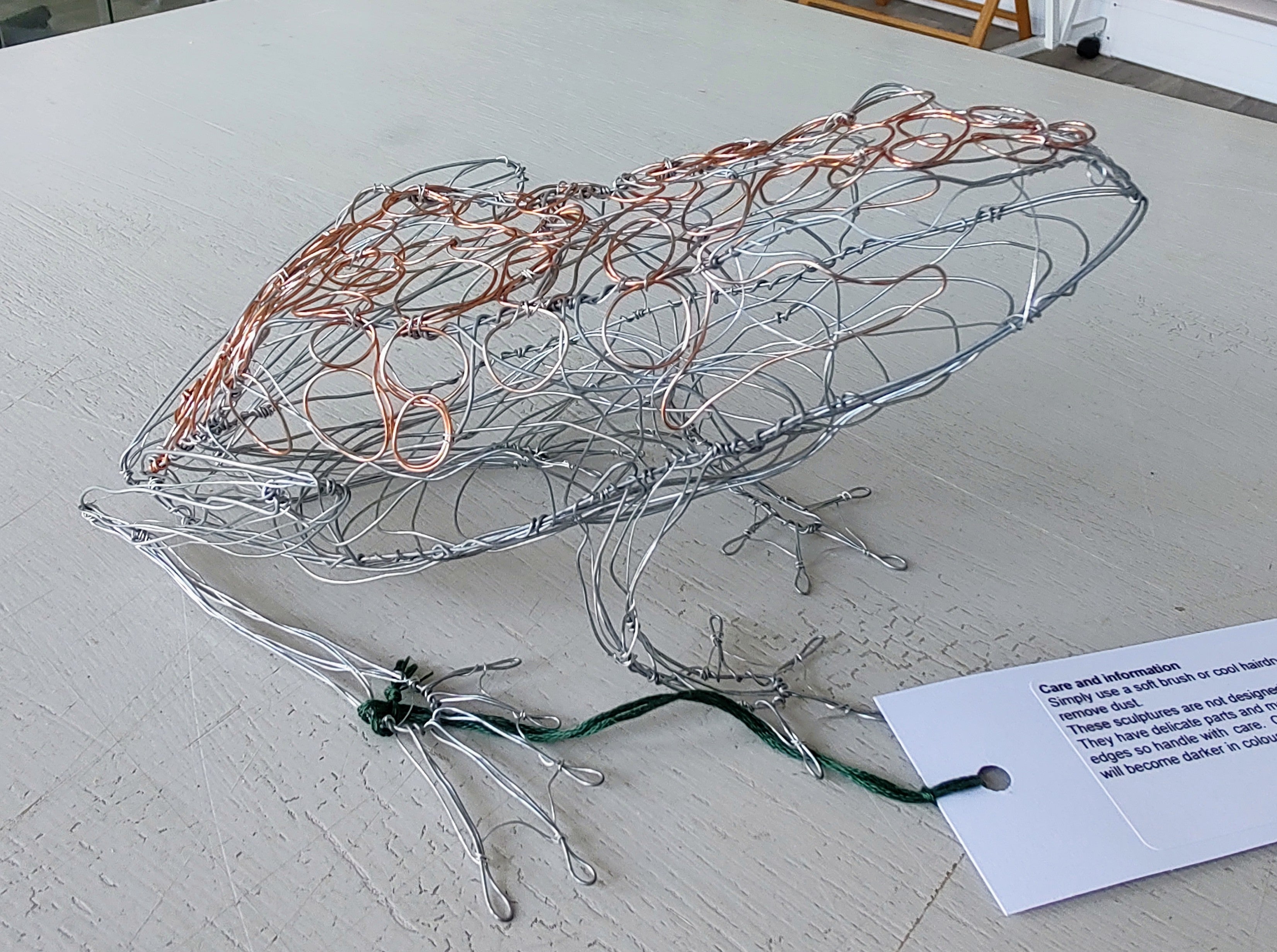 Laura Partington- Frog Wire Sculpture - Primrose Gallery and Framing