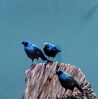 Amanda Drage- You, Me and Him, Limited Edition Mounted Print - Primrose Gallery and Framing