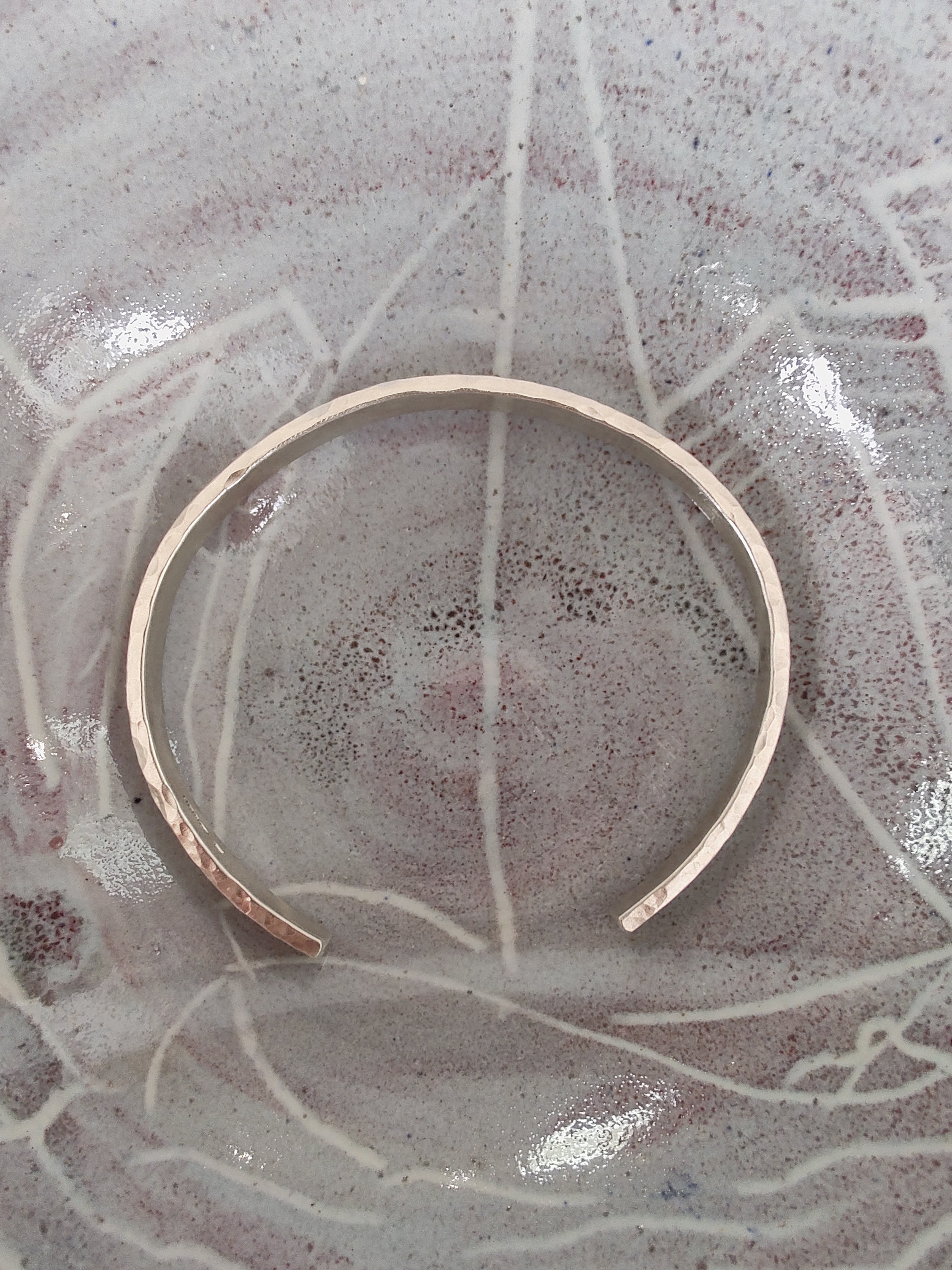 Zoe Ruth- Silver Criss Cross Bangle - Primrose Gallery and Framing