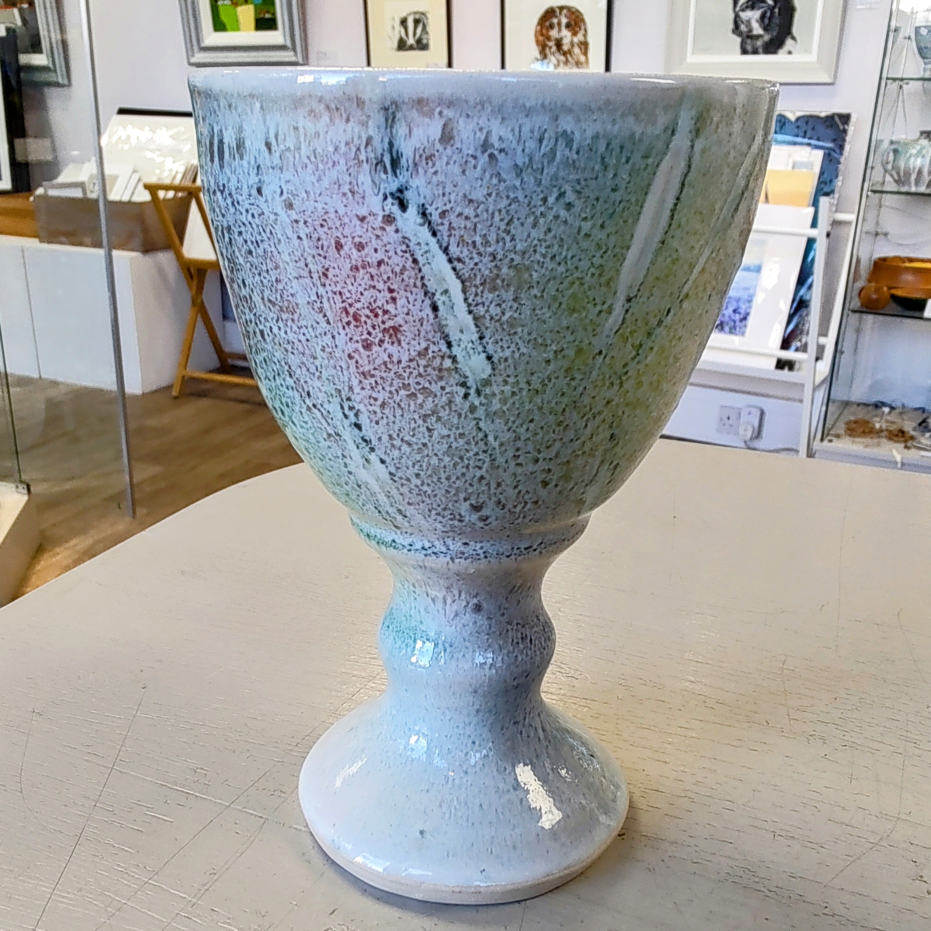 Rob Bibby- Goblet. Ceramic Hand Made Goblet - Primrose Gallery and Framing