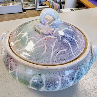 Rob Bibby - Lidded Casserole, Hand Made Ceramic - Primrose Gallery and Framing