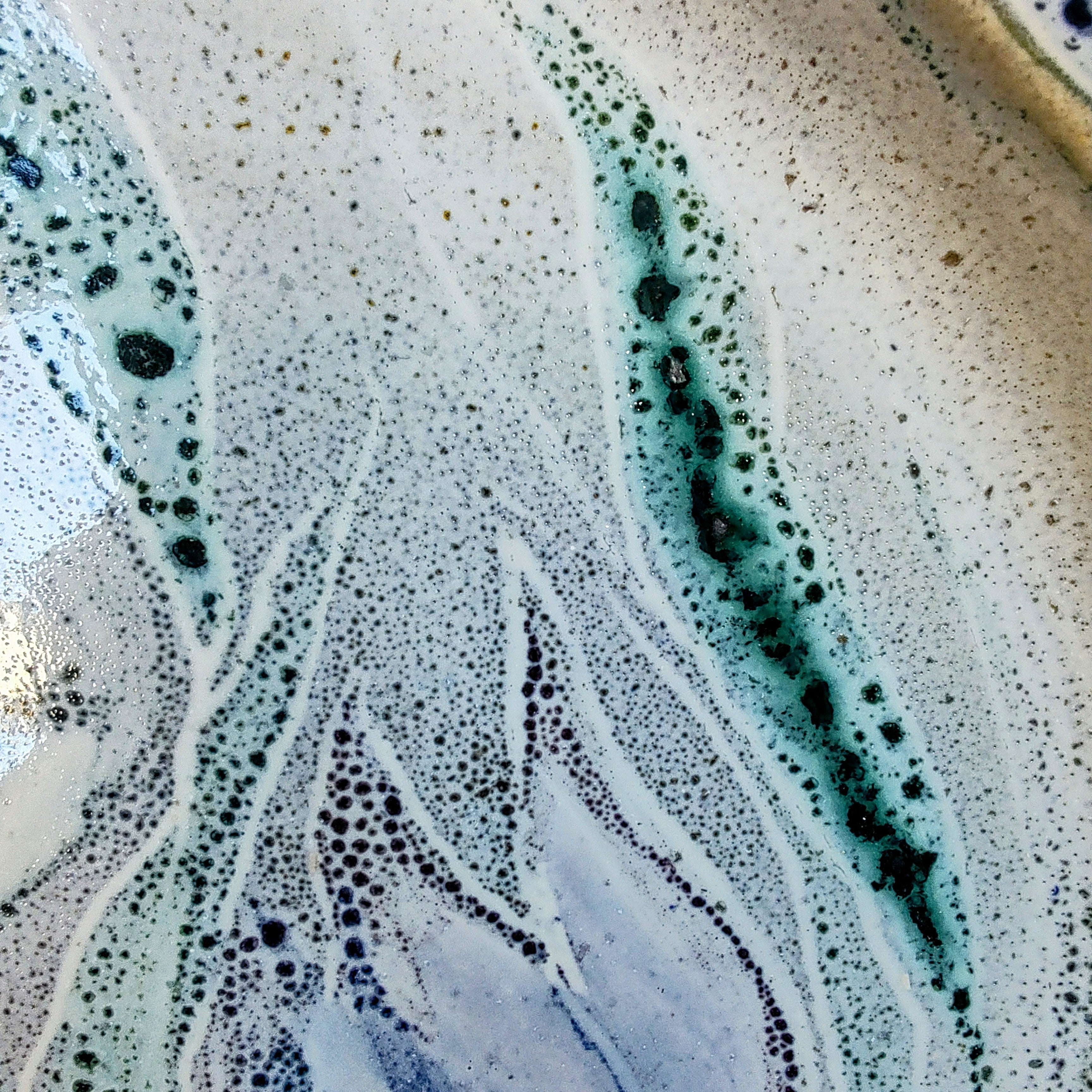 Rob Bibby - Large Crocus Plate, Hand Made Ceramic - Primrose Gallery and Framing