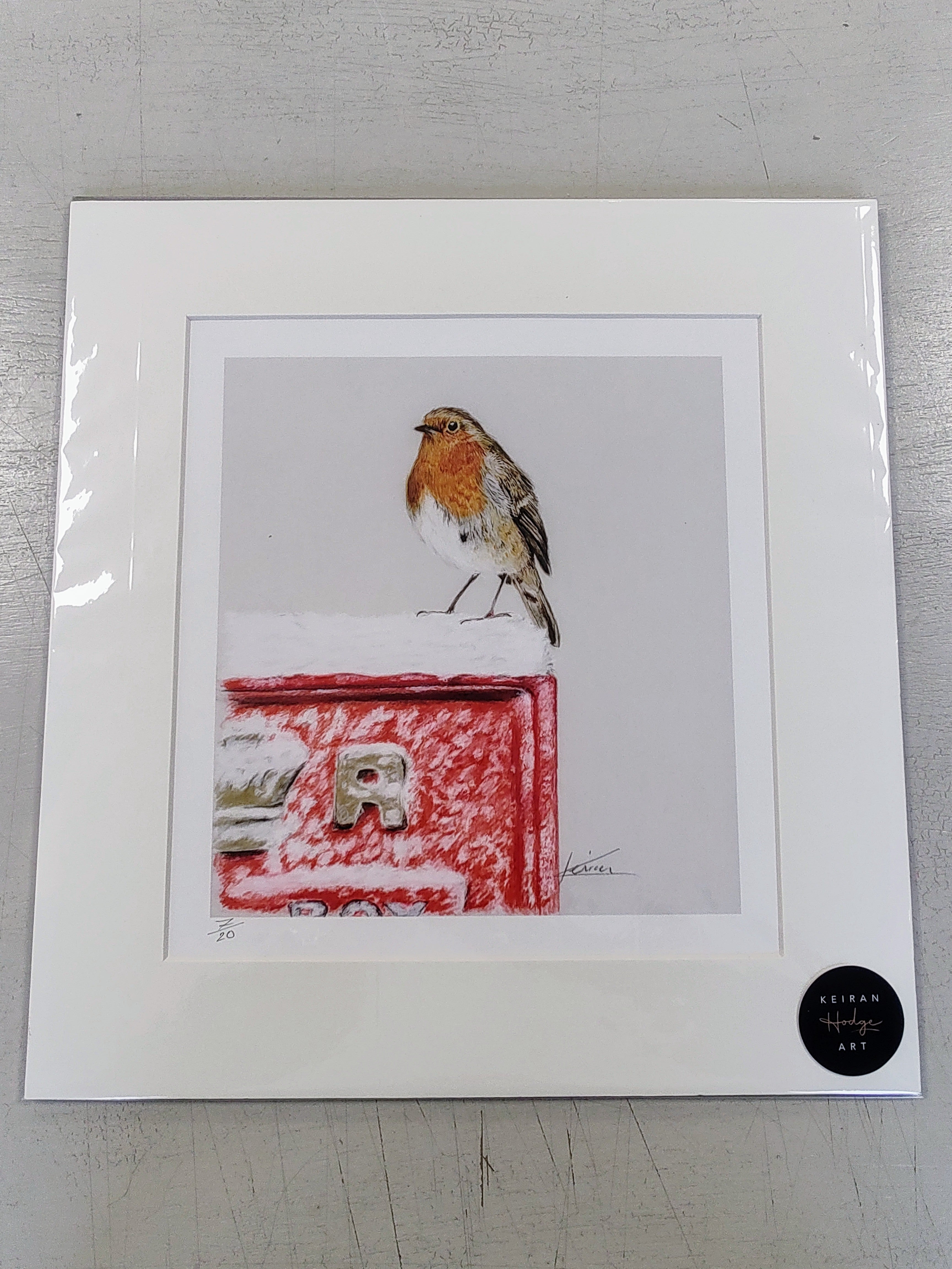 Keiran Hodge- Christmas Delivery, Limited Edition mounted Print - Primrose Gallery and Framing