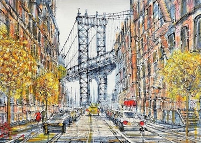 Nigel Cooke - Manhattan Morning, Limited Edition Framed Print