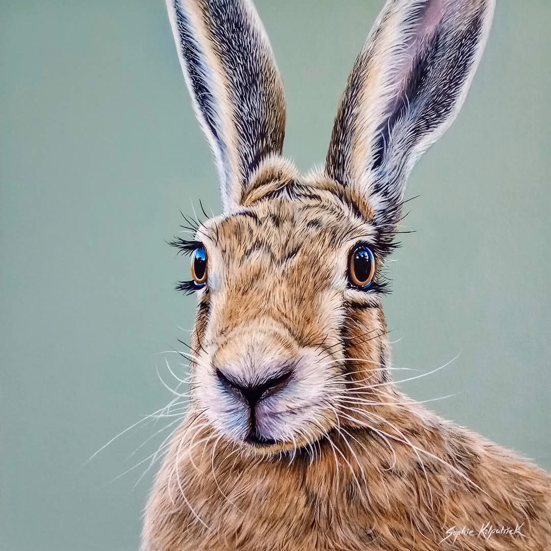 Sophie Bliss Kilpatrick- Milly, Framed Original Acrylic Painting - Primrose Gallery and Framing