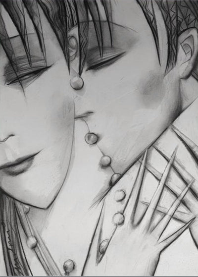 Andrei Protsouk - Don't Play with Fire, Framed Original Study - Primrose Gallery and Framing