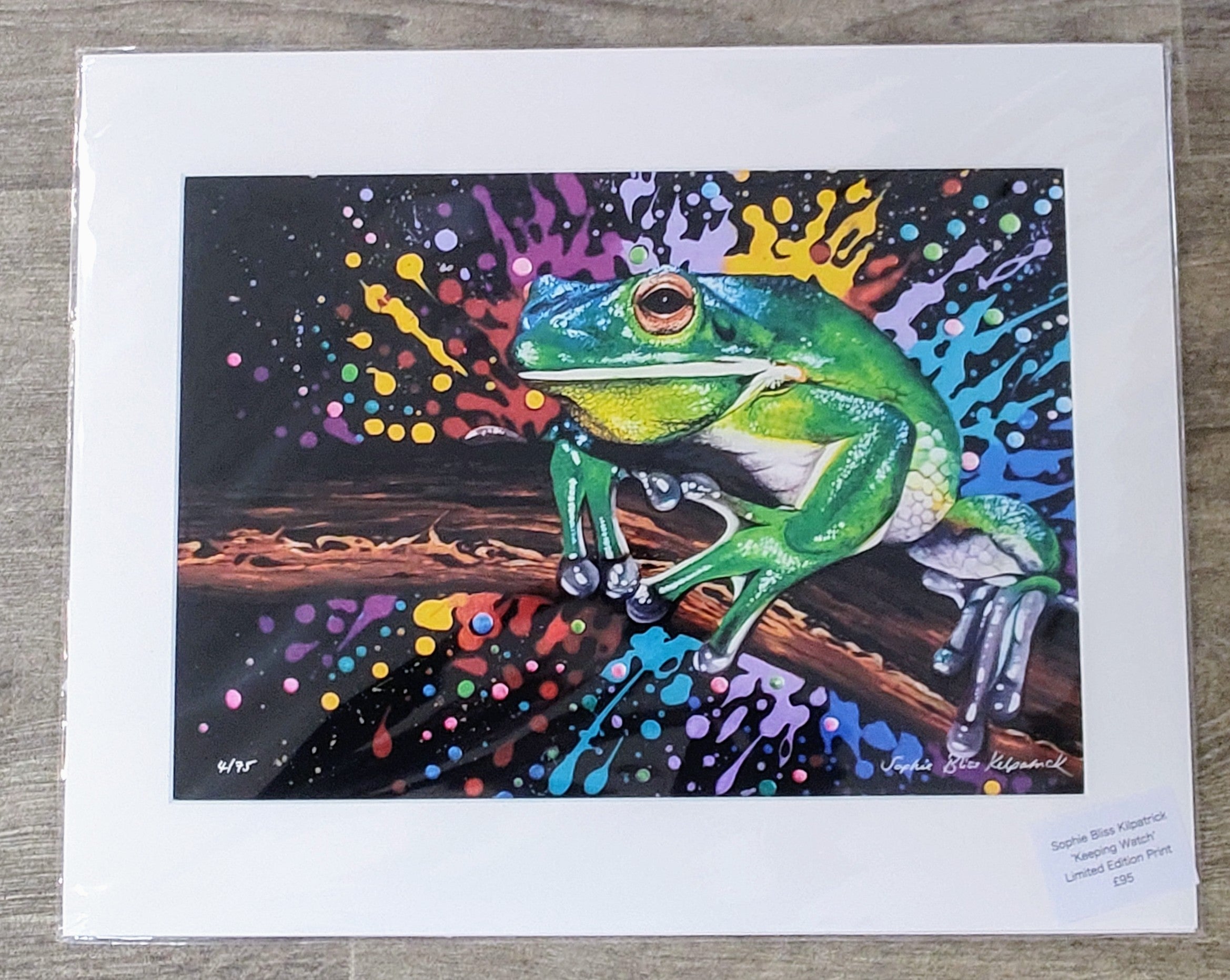 Sophie Bliss Kilpatrick- Keeping Watch, Mounted Limited Edition Print - Primrose Gallery and Framing