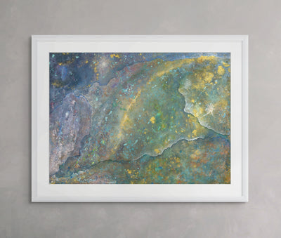 Iris Grace - The World Beyond Those Curtains ORIGINAL Framed - Primrose Gallery and Framing