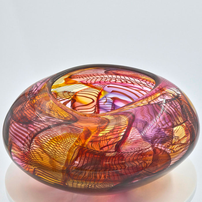 Bob Crooks-Mini Mosaic, Unique Hand Blown British Glass Bowl
