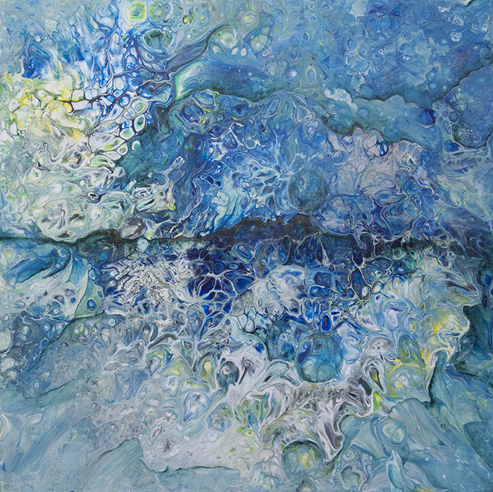 Iris Grace - Over the Mountains, Over the Sea ORIGINAL Framed
