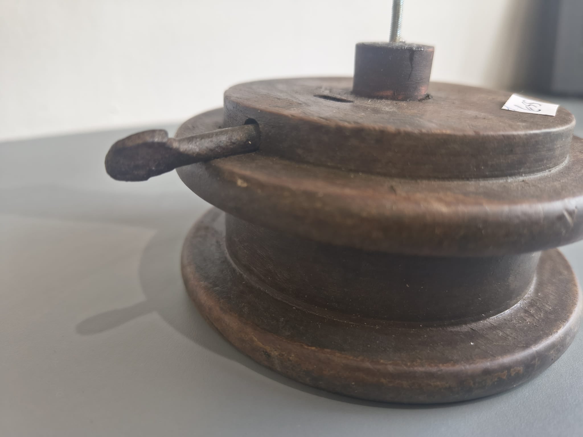 Dawn Isaac- Black Ceramic Bird on Vintage Wooden Plinth - Primrose Gallery and Framing