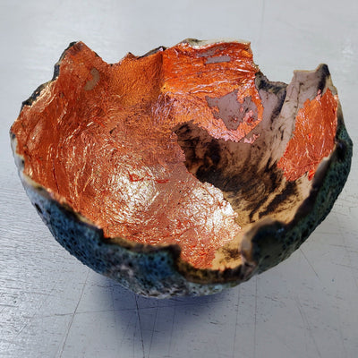 Emma Saul - Dragon Egg textured Ceramic Bowl, Small - Primrose Gallery and Framing