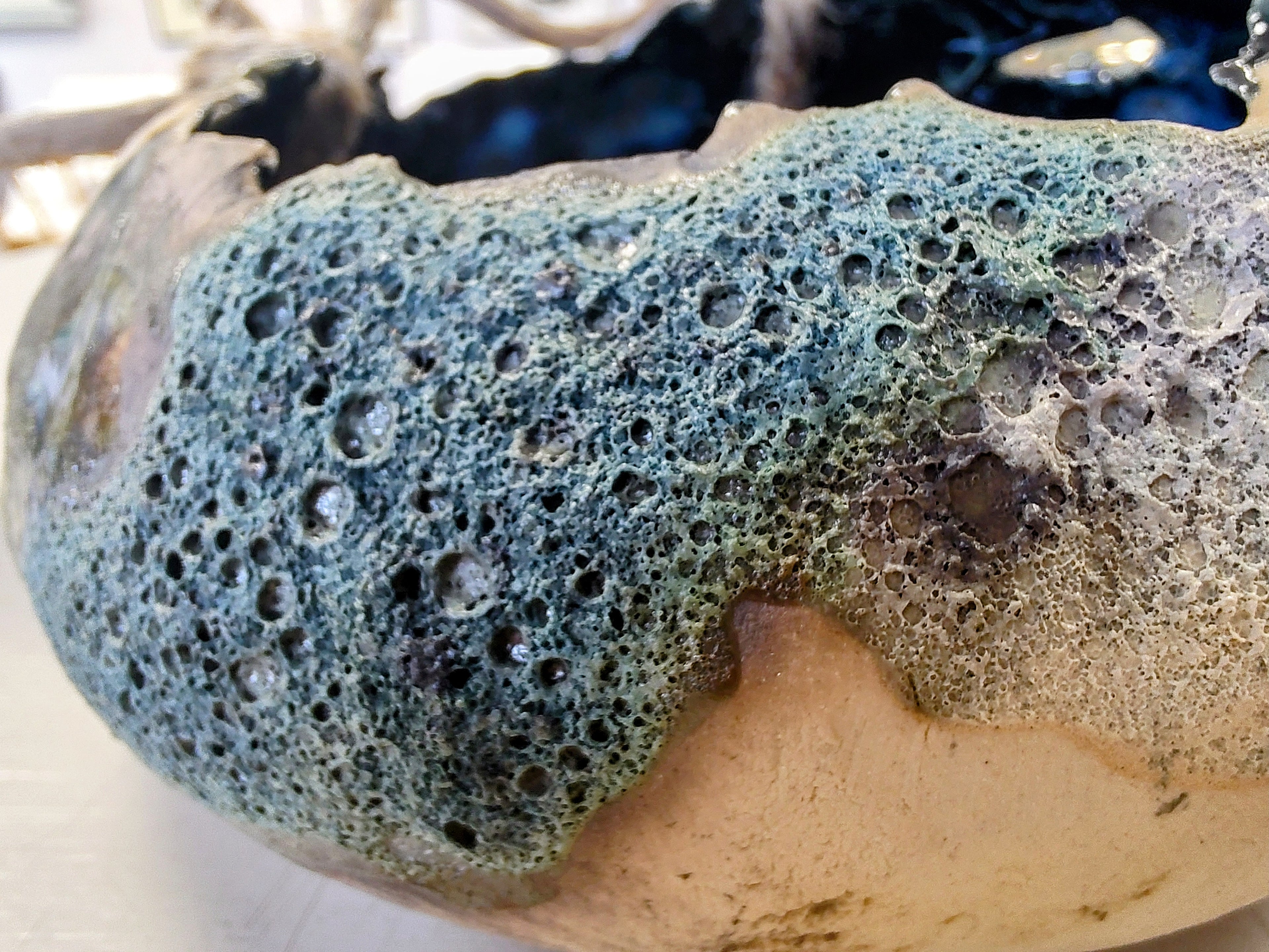 Emma Saul - Elements textured Ceramic Bowl, Small - Primrose Gallery and Framing