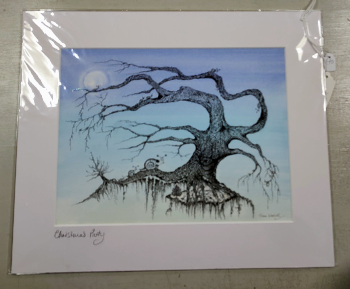 Jane Warwick - Christmas Party, Limited Edition Mounted Print