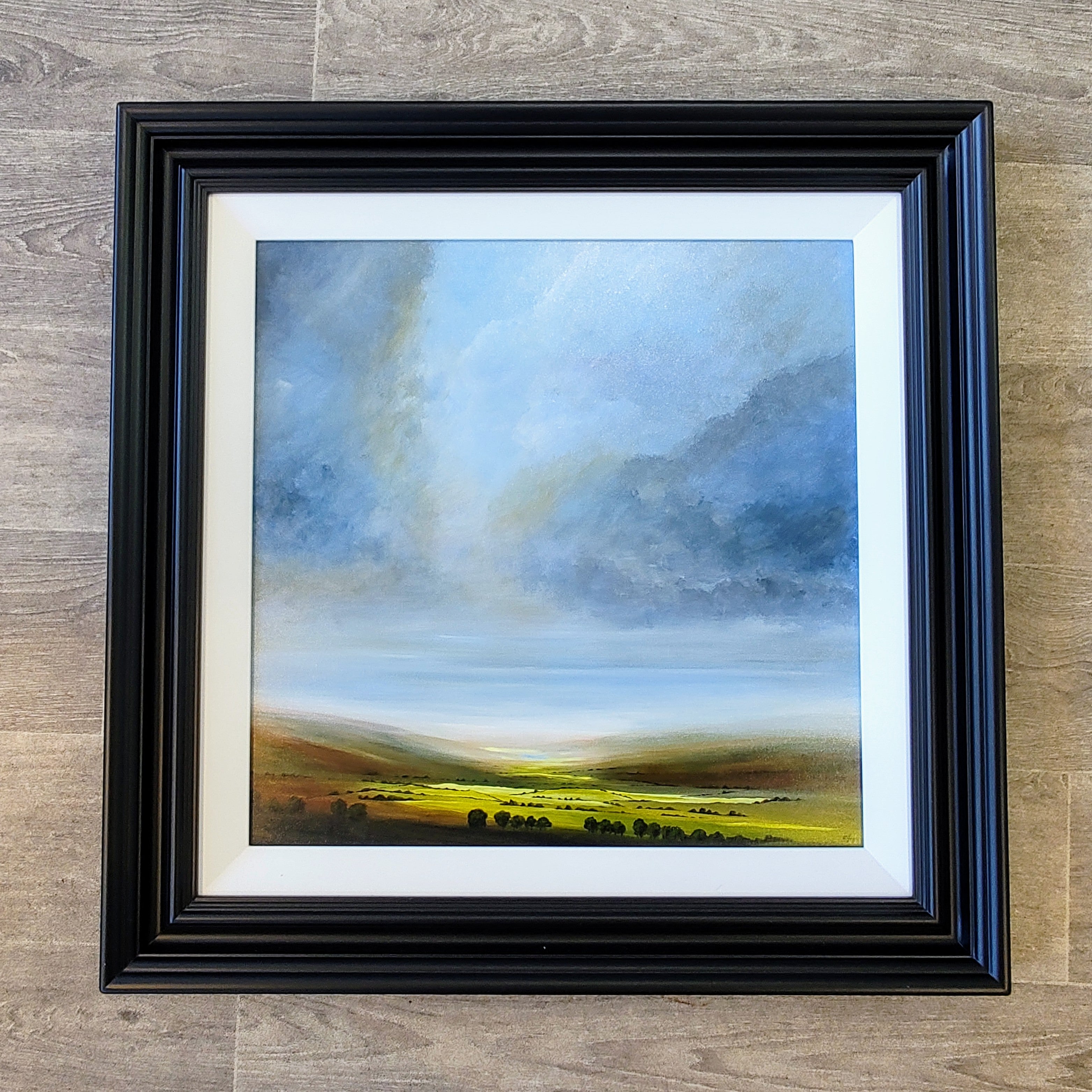 Jay Nottingham- Valley View, Original Framed Oil on Board - Primrose Gallery and Framing