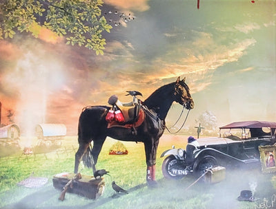 Neil Pengelly- Peeky Blinders, Embellished Framed print - Primrose Gallery and Framing