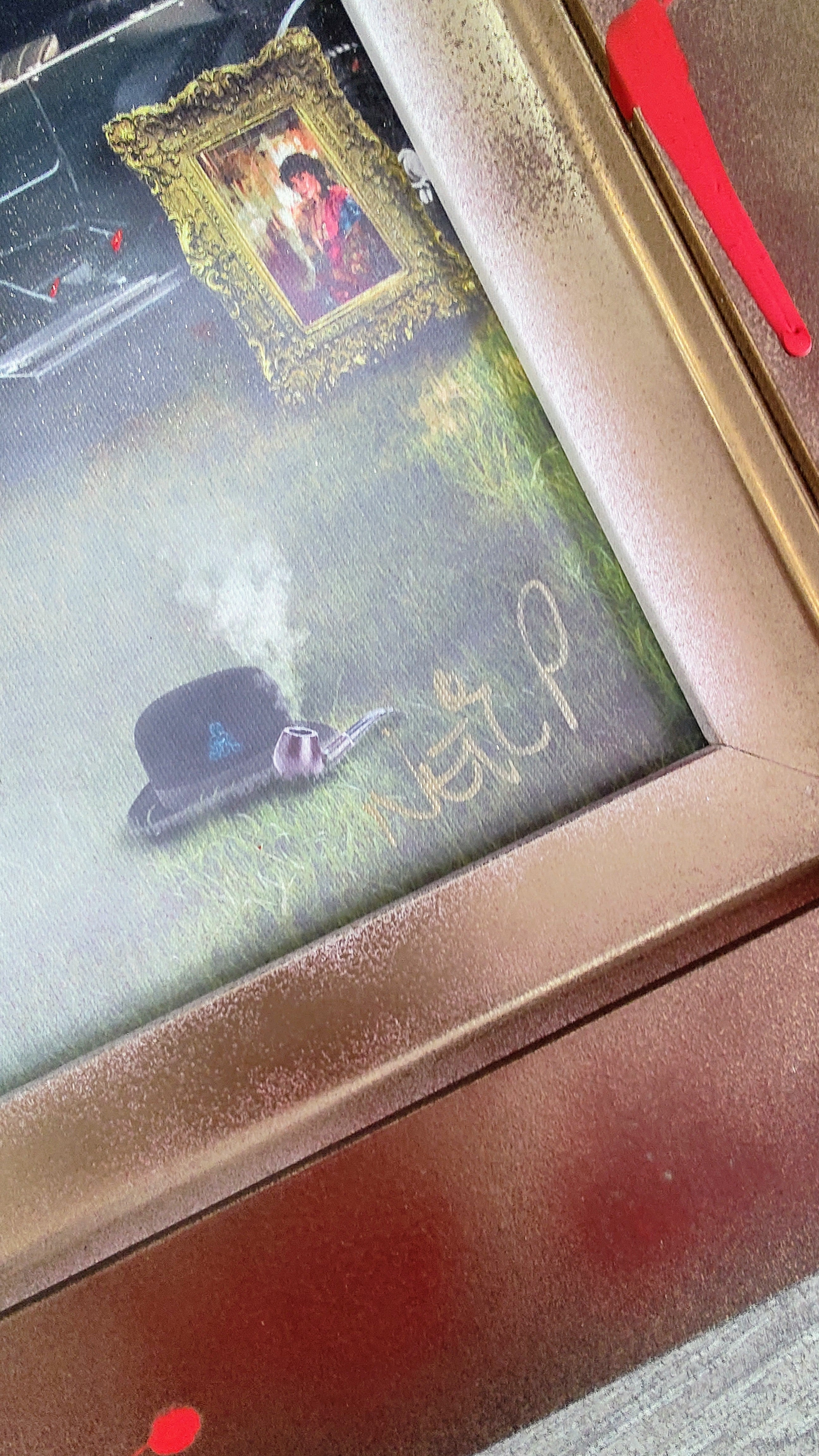 Neil Pengelly- Peeky Blinders, Embellished Framed print - Primrose Gallery and Framing