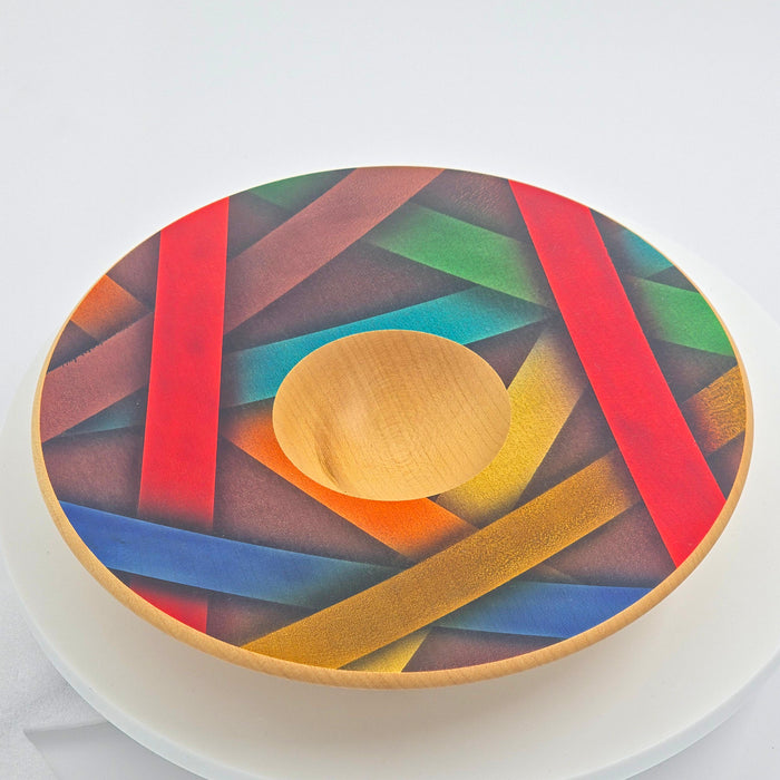 Ravi's Wood Turning - Colour Band Plate