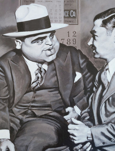 Adrian Teal- Capone, Original Artwork on Canvas - Primrose Gallery and Framing