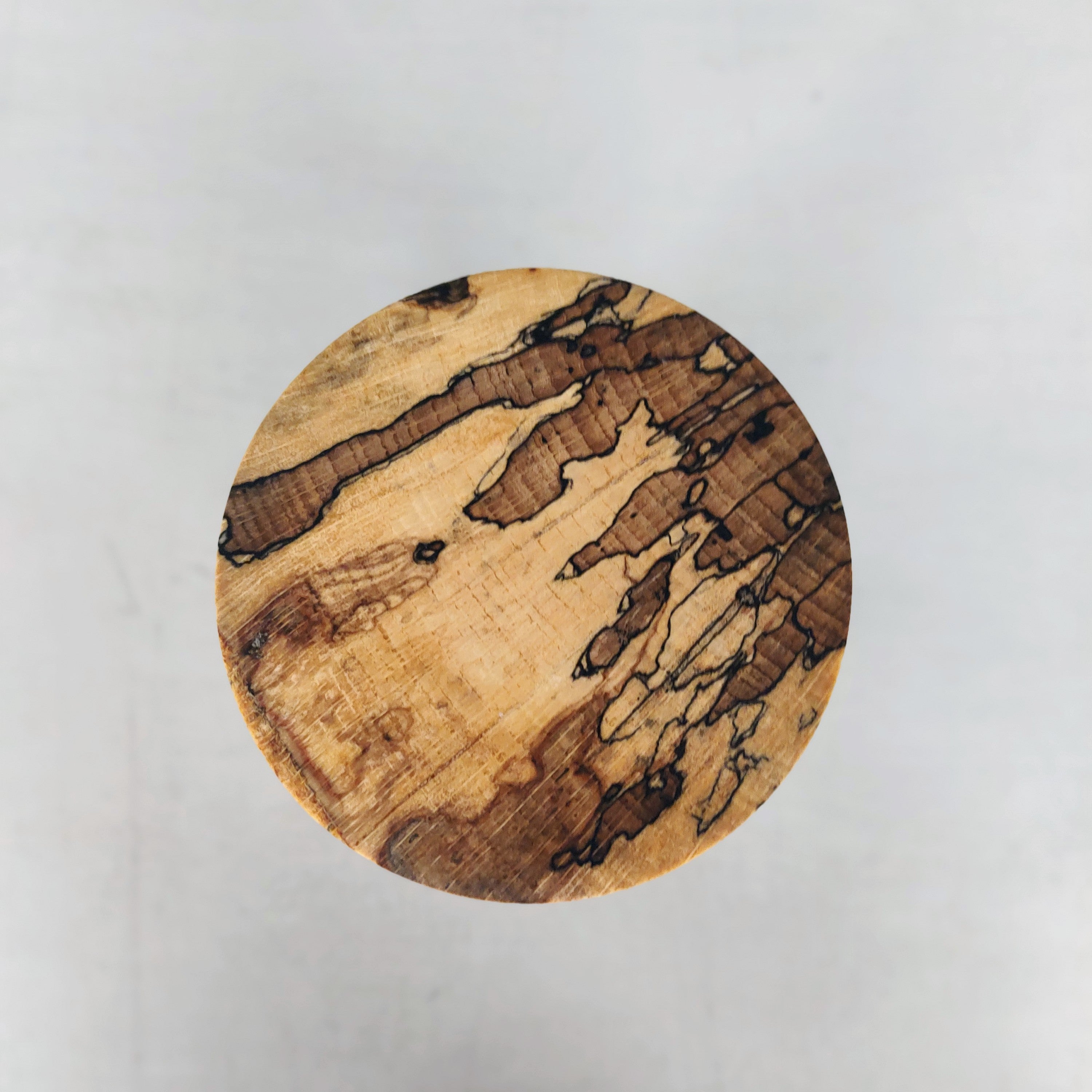Jack Astbury - Spalted Beech Hand Turned wooden Lidded Canister Jar - Primrose Gallery and Framing