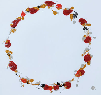 Priya Bhangoo - Seasons, Original Framed Acrylic on paper - Primrose Gallery and Framing