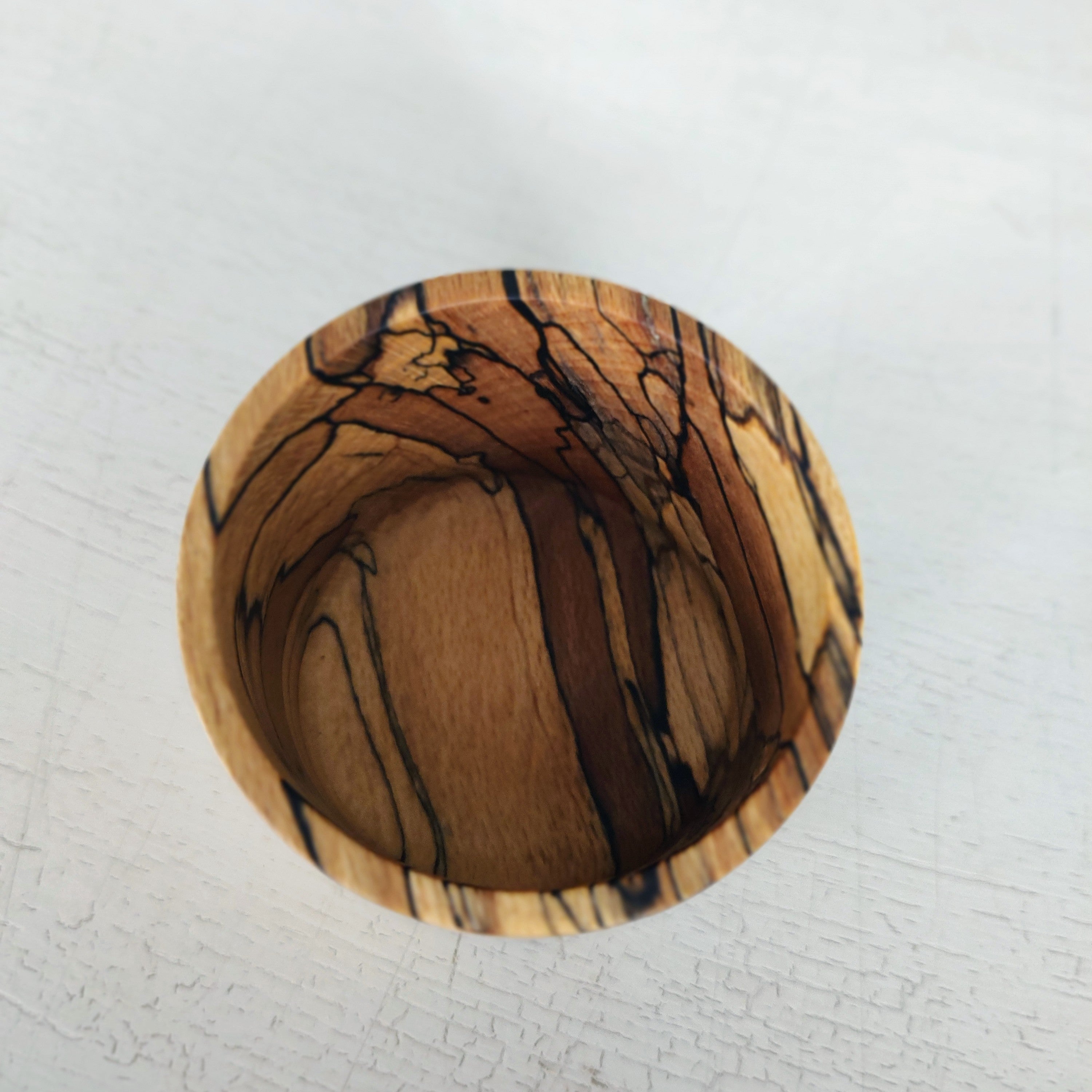 Jack Astbury - Spalted Beech Hand Turned Wooden Bowl, Small - Primrose Gallery and Framing