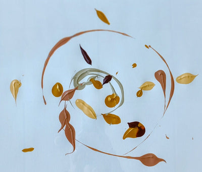 Priya Bhangoo - Autumn Before, Original Framed Acrylic on paper - Primrose Gallery and Framing