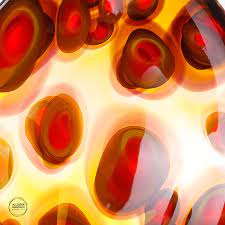 Allister Malcolm- Tondo Hand Blown Glass Vase,Small Solar - Primrose Gallery and Framing