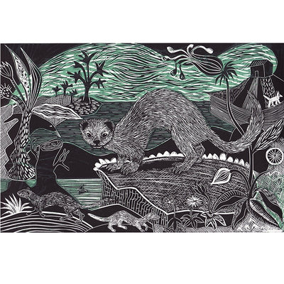 Sam Marshall- Weasel, Polecat and Stoat - Primrose Gallery