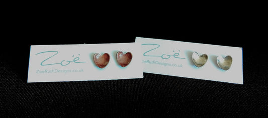 Zoe Ruth- Heart Studs - Primrose Gallery