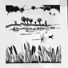 Sorrell Kinley - Towards Summer, the Nene Wetlands - Primrose Gallery