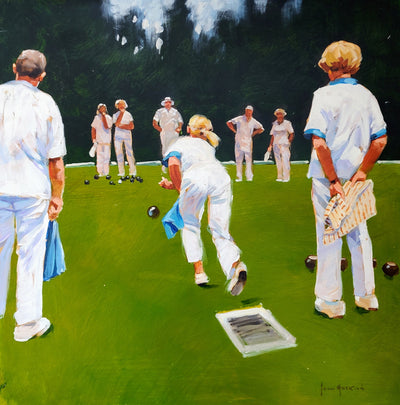 John Haskins art - 'Mixed Bowls', Origianl Oil on Board, Framed - Primrose Gallery and Framing