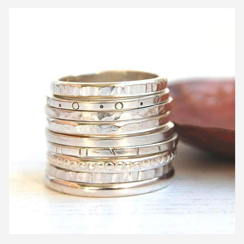 Zoe Ruth- Silver Stacking Ring - Primrose Gallery and Framing