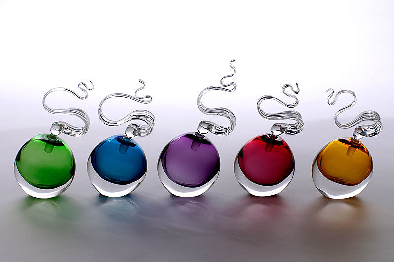 Bob Crooks- Hand Blown British Made Wave Scent Bottles