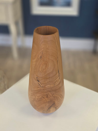 Jack Astbury - Spalted Beach Hand Turned Vase - Primrose Gallery and Framing 