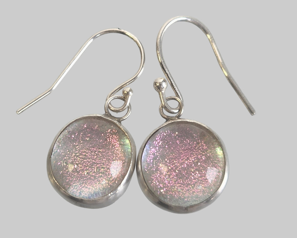 Tracy Chamberlain - Sparkly Pink Drop Earrings